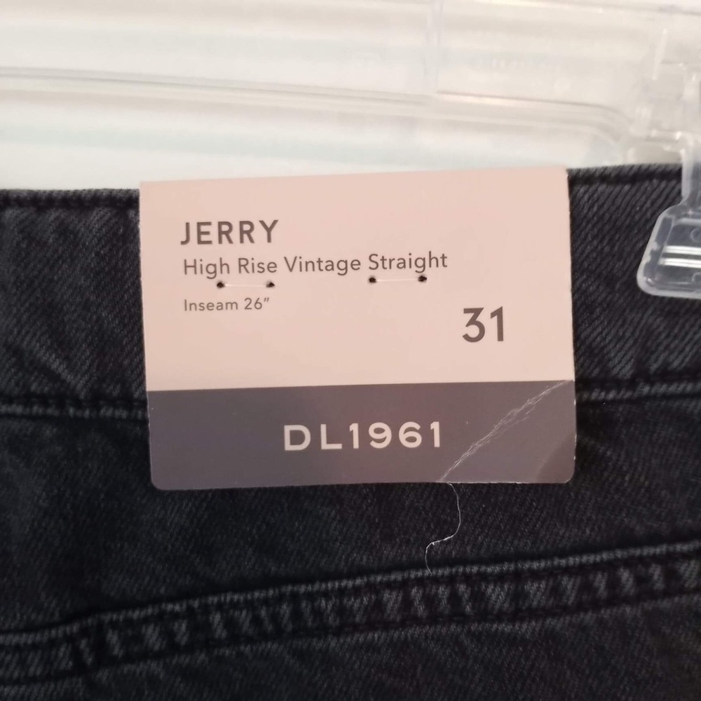 DL1961 Size 27 High-Rise Distressed Jeans - Grey/Black - Picture 9 of 12